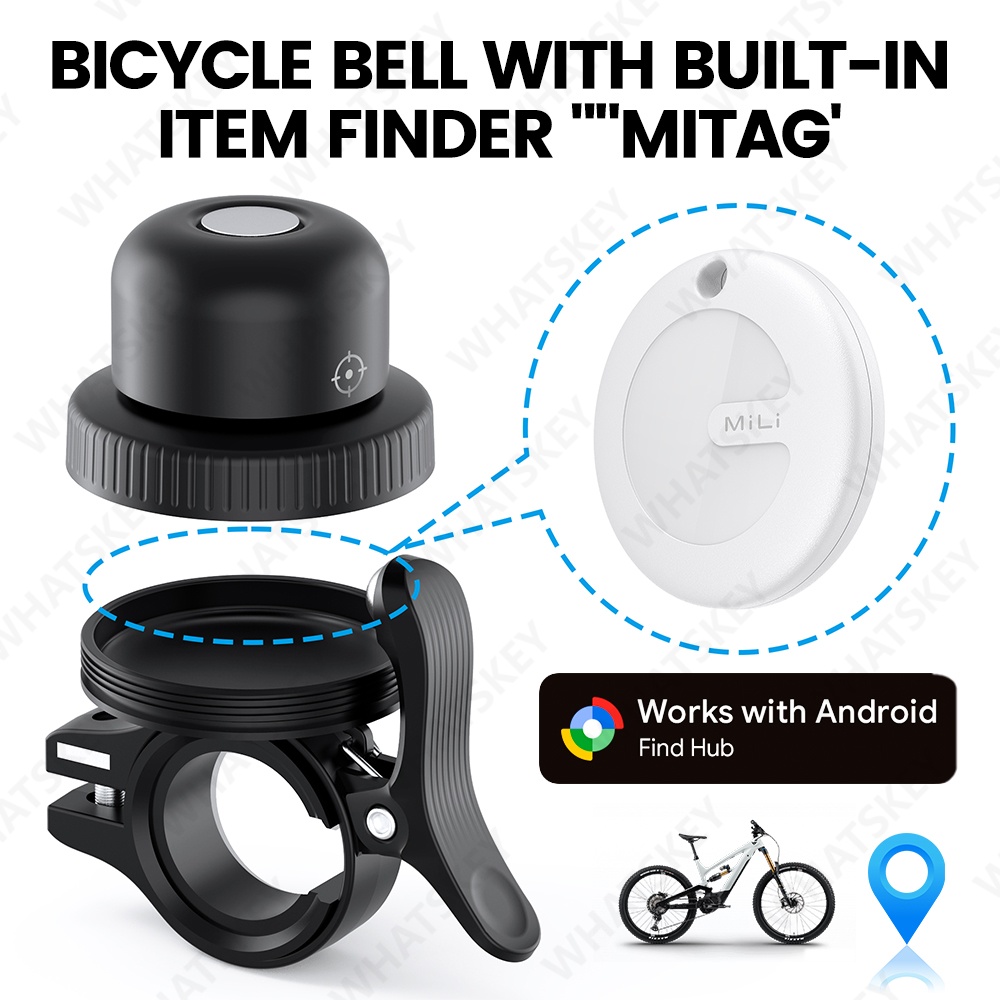 Bell Handlebar Ring - Timbre de Bicicleta con GPS Google