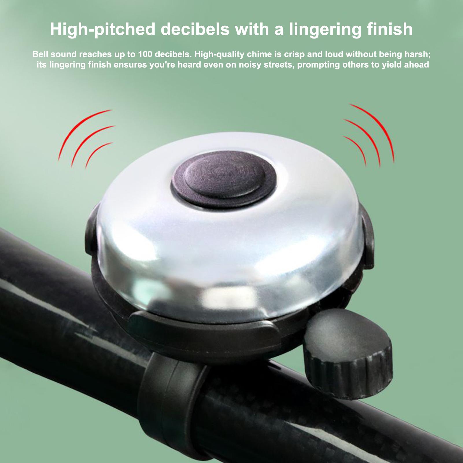 Bell Handlebar Ring - Campana de Bicicleta de 100dB, Campana