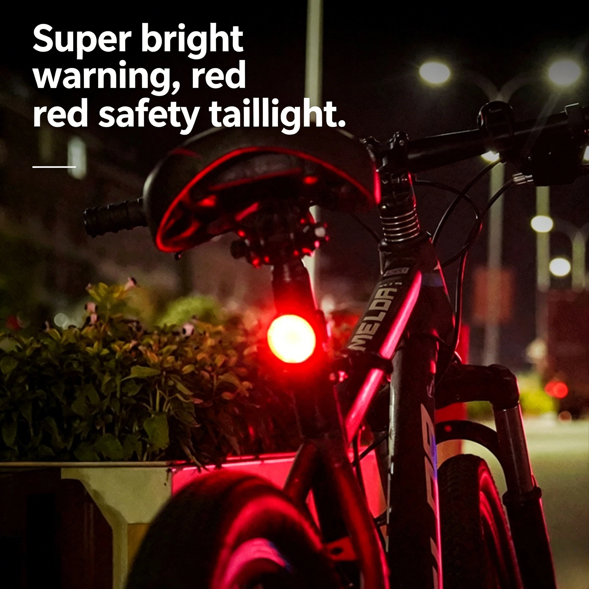 Bike Light Front Rear - Juego de Luces LED Recargables por