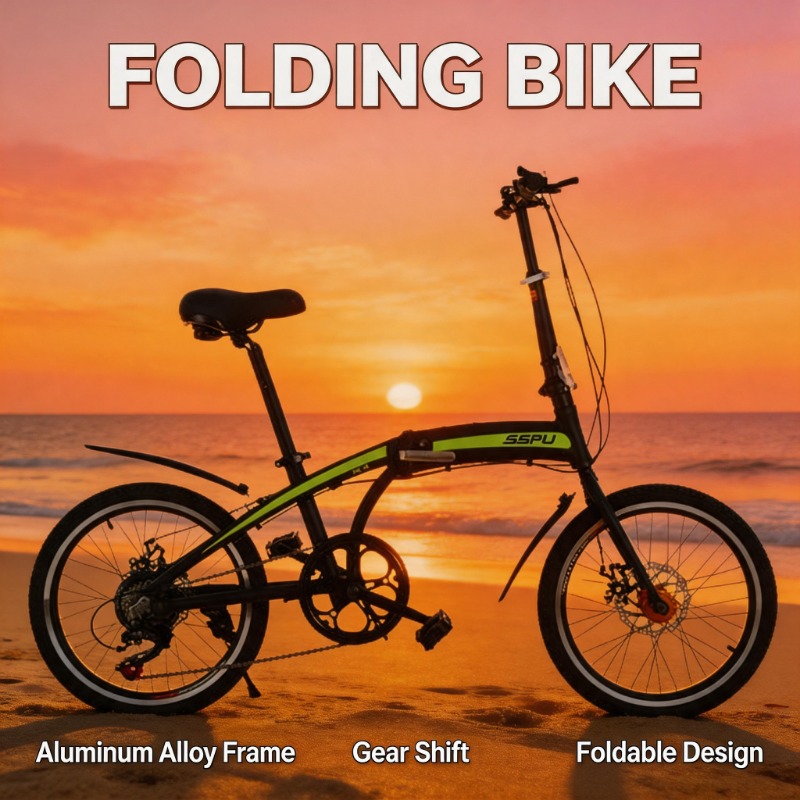 Bicicleta Plegable de Aleación - Commuter Biking reseña y precio