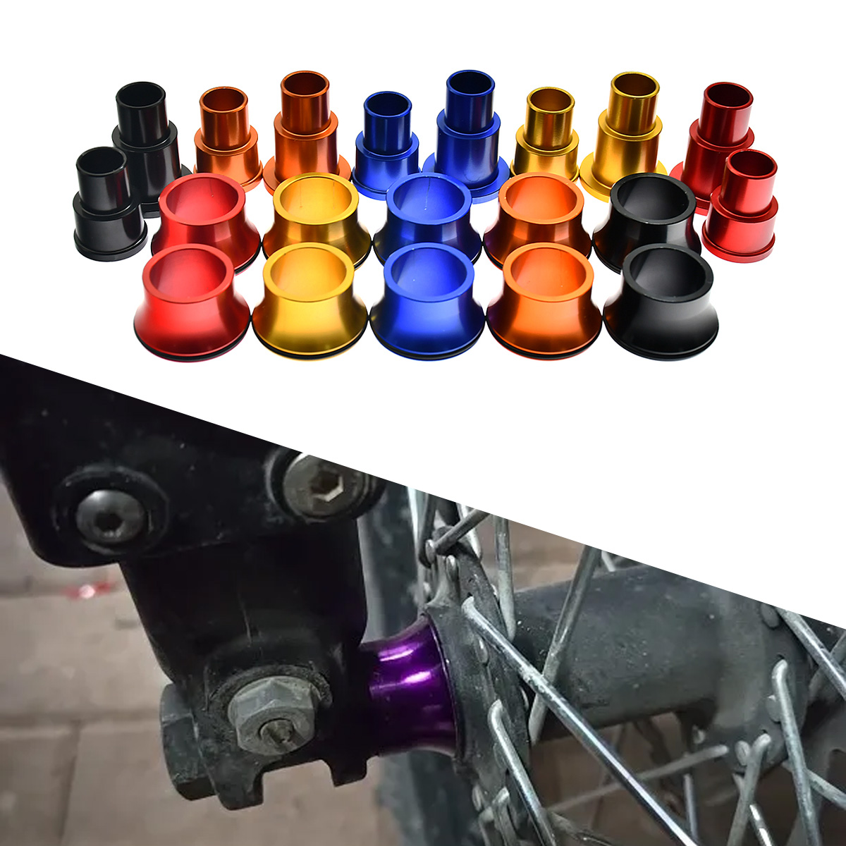 Accesorios Ligeros Modificados - Bike Light Front Rear reseña y precio
