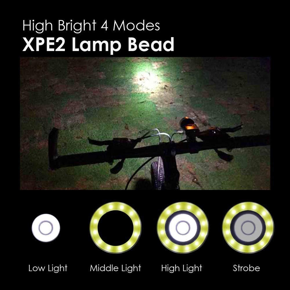 Juego de Luces LED Recargables - Cycling Commute Gear reseña y precio