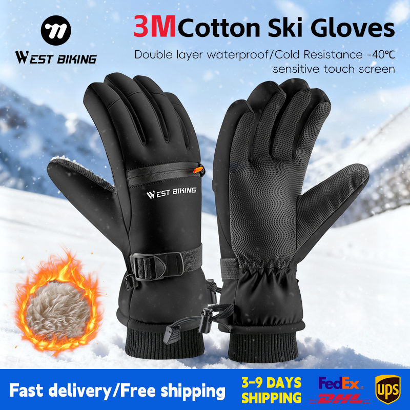 Guantes de Esquí WEST BIKING 3 - Winter Cycling Commute Gear reseña y precio